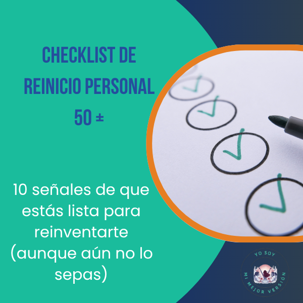Checklist de  REINICIO PERSONAL  50+